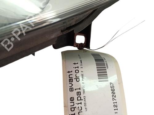 Right headlight RENAULT TRAFIC II Bus (JL) 2.0 dCi 90 (JL00, JL01, JL0H, JL0M, JL0P, JL0S) | BP32497715C29  - Image 7