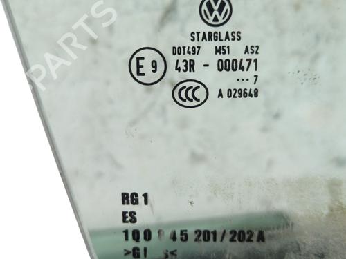 Dør rude højre foran VW EOS (1F7, 1F8) 2.0 TDI | BP28276907C19 