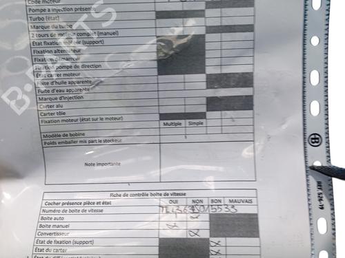 Gearbox RENAULT KANGOO Express (FW0/1_) 1.5 dCi 95 (FW16) | BP33534791M3  - Image 8