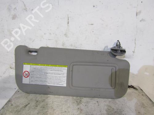 Used Right sun visor Right sun visor TOYOTA YARIS (_P9_) 1.4 D-4D (NLP90_, NLP90R) (90 hp) 25090130 25090130