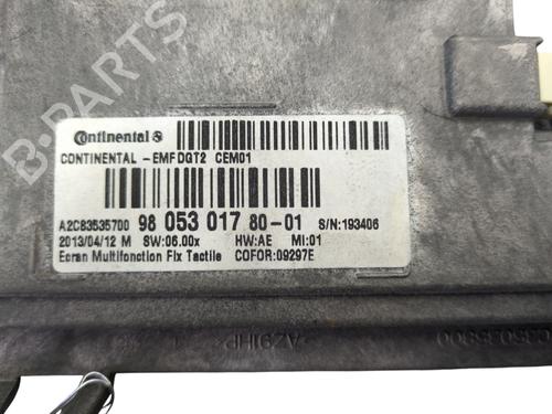 Multifunctionele display PEUGEOT 208 I (CA_, CC_) 1.2 VTI 82 (82 hp) 28129601