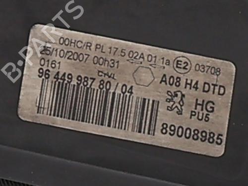 Right headlight PEUGEOT 1007 (KM_) 1.6 HDi | BP33850780C29 - Image 2