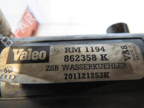 Used Water radiator Water radiator VW TRANSPORTER T4 Van (70A, 70H, 7DA, 7DH) 2.5 TDI (88 hp) 25114445 25114445