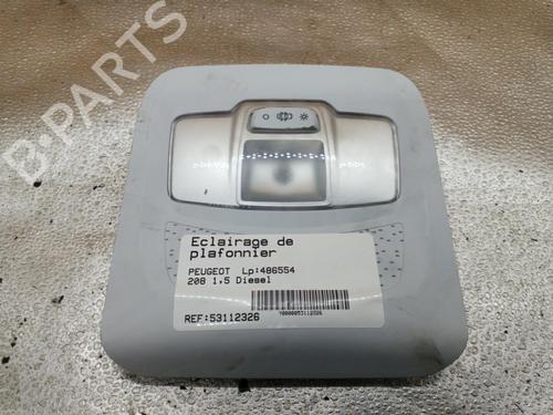 Interior roof light PEUGEOT 208 I (CA_, CC_) 1.5 BlueHDI 100 | BP25089630I8