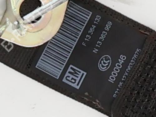Used Rear right seatbelt Rear right seatbelt OPEL MERIVA B MPV (S10) 1.7 CDTI (75) (131 hp) 33610251 33610251