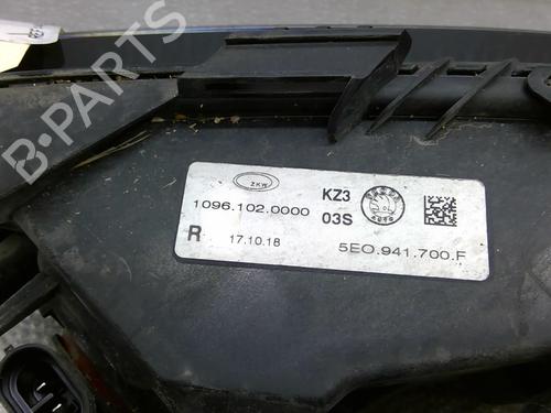 Used Right front fog light SKODA OCTAVIA III Combi (5E5, 5E6) 1.6 TDI (115 hp) 25111138