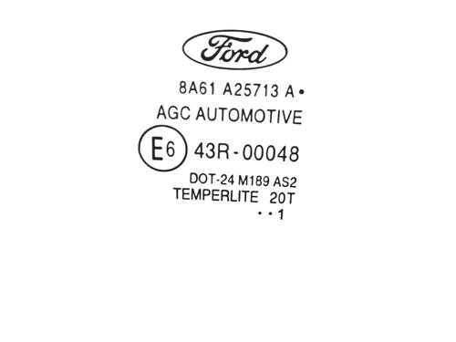 rear-left-door-window-ford-fiesta-vi-cb1-ccn-2008-32269897 main image