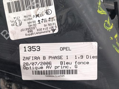 Left headlight OPEL ZAFIRA / ZAFIRA FAMILY B (A05) 1.9 CDTI (M75) | BP29759885C28 
