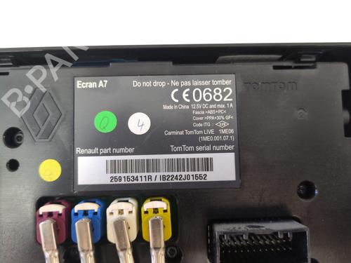 Display RENAULT MEGANE III Hatchback (BZ0/1_, B3_) 1.5 dCi (BZ09, BZ0D, BZ1W, BZ29, BZ14) (110 hp) 28129607