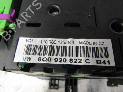 Instrument cluster VW POLO (9N_, 9A_) 1.4 TDI | BP25083228C47 