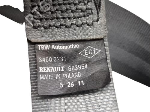 Used Rear left seatbelt Rear left seatbelt RENAULT CLIO III (BR0/1, CR0/1) 1.2 16V Hi-Flex (BR1U, CR1U) (75 hp) 27833730 27833730