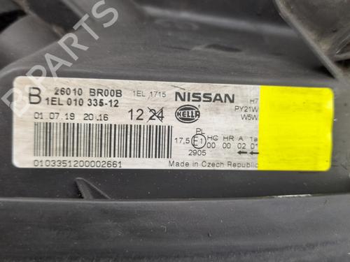 Right headlight NISSAN QASHQAI I (J10, NJ10) 2.0 | BP30903367C29 