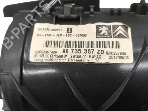 Display monitor PEUGEOT 3008 I MPV (0U_) 1.6 HDi | BP25073737C48 