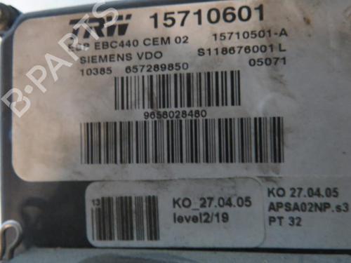ABS pump PEUGEOT 407 (6D_) 2.0 HDi 135 (6DRHRH, 6DRHRE, 6DRHRG, 6DRHRJ) | BP25096989M43 