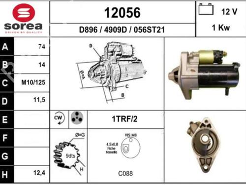 Starter TOYOTA YARIS (_P1_) 1.3 (NCP10, SCP12_) | BP25064570M8 