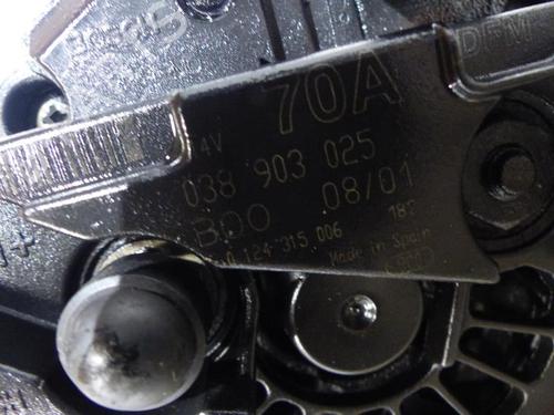 Used Alternator Alternator VW POLO (6N2) 1.9 D (64 hp) 25107980 25107980