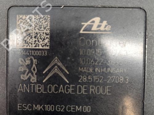 Used ABS pump PEUGEOT 2008 I (CU_) 1.2 VTi (82 hp) 31297989