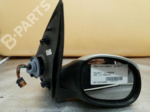 Used Right mirror Right mirror PEUGEOT 206 Hatchback (2A/C) 1.6 16V (109 hp) 10614886 10614886