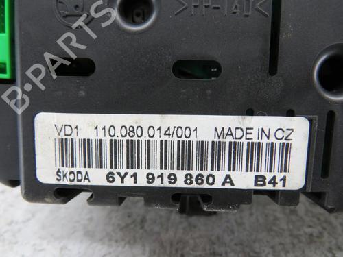 Instrument cluster SKODA FABIA I (6Y2) 1.9 SDI | BP25091963C47 