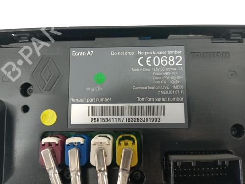 Used Display monitor Display monitor RENAULT MEGANE III Coupe (DZ0/1_) 1.5 dCi (DZ09, DZ0D, DZ1F, DZ1G, DZ14, DZ29) (110 hp) 27629080 27629080