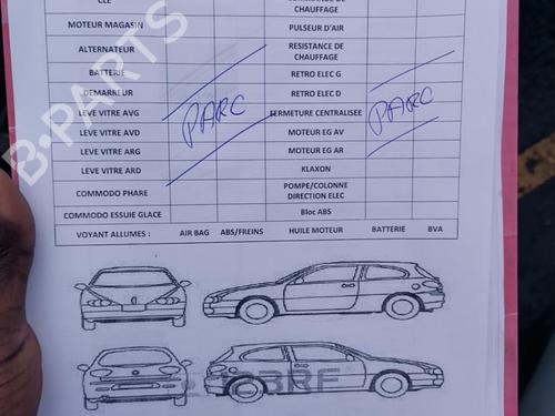 Left sun visor PEUGEOT 807 (EB_) 2.0 HDI | BP25089283I1 - Image 19