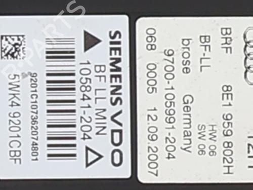 Elevalunas delantero derecho Elevalunas delantero derecho AUDI A4 B7 (8EC) 1.9 TDI (116 hp) 37008554 37008554