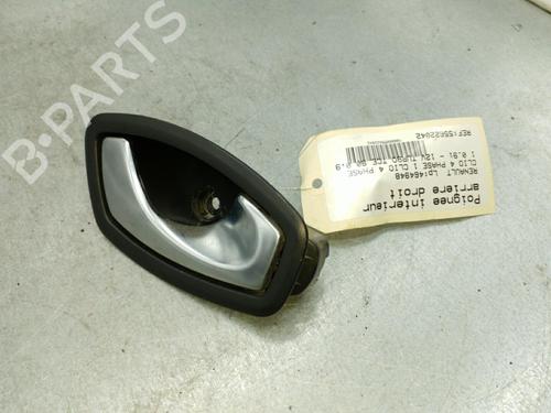 Used Rear right interior door handle Rear right interior door handle RENAULT CLIO IV (BH_) 0.9 TCe 90 (BHNF, BHMA, BHMH, BHJK, BHJR) (90 hp) 25078082 25078082