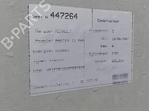 Left front fenders RENAULT MASTER II Van (FD) 2.5 dCi | BP25065249C41 