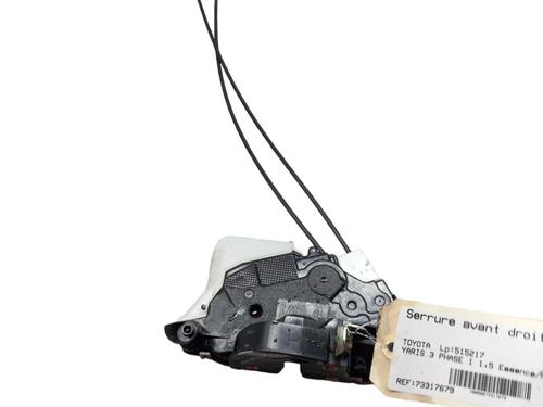 Used Front right lock TOYOTA YARIS (_P13_) 1.5 Hybrid (NHP130_, NHP130) (101 hp) 25076143