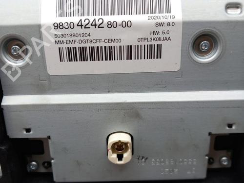 Used Display monitor PEUGEOT 3008 II SUV (MC_, MR_, MJ_, M4_) 1.5 BlueHDi 130 (131 hp) 25076228