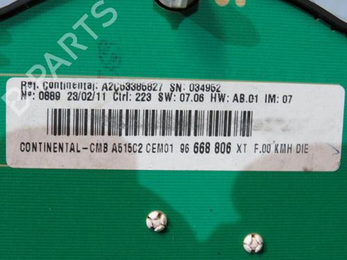Instrument cluster CITROËN C3 I (FC_, FN_)  | BP25092006C47 