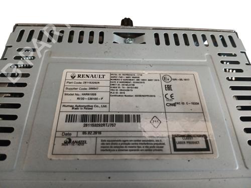 Radio RENAULT CAPTUR I (J5_, H5_) 0.9 TCe 90 | BP26125650E6 - Image 2