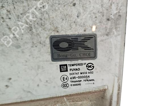 Used Rear left door window CHEVROLET SPARK (M300) 1.0 (68 hp) 26289648
