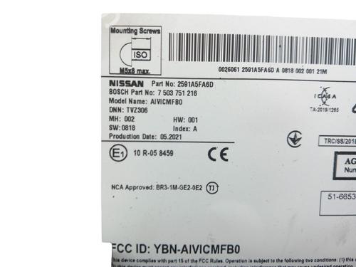 Radio NISSAN MICRA V (K14) 1.0 IG-T | BP25054039E6 - Image 4
