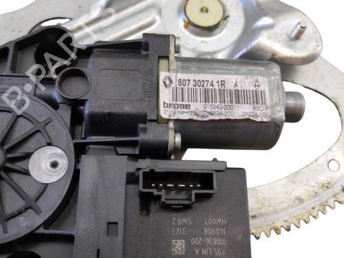Front right window mechanism RENAULT SCÉNIC III (JZ0/1_) 1.5 dCi | BP26712651C23 