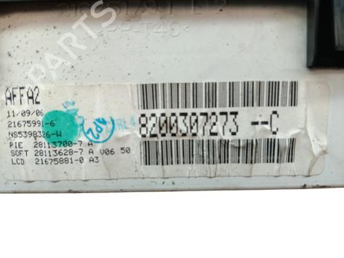 Display monitor RENAULT CLIO III (BR0/1, CR0/1) 1.5 dCi (BR0H, CR0H, CR1S, BR1S) | BP25100986C48 