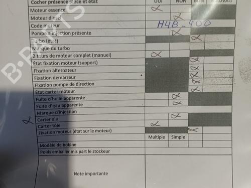 Engine RENAULT CAPTUR I (J5_, H5_) 0.9 TCe 90 | BP32239257M1 - Image 2