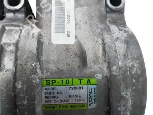 Used AC compressor AC compressor CHEVROLET AVEO / KALOS Hatchback (T250, T255) 1.2 LPG (84 hp) 26938212 26938212