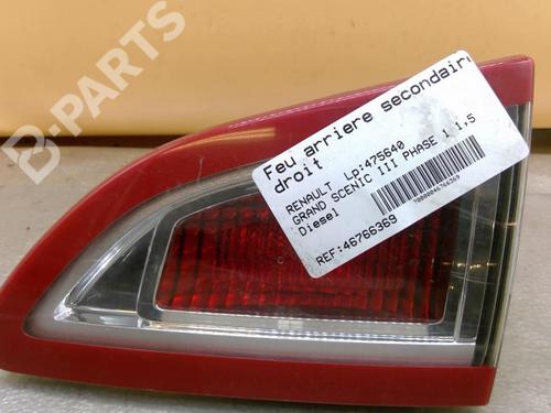 Used Right tailgate light Right tailgate light RENAULT SCÉNIC III (JZ0/1_) 1.5 dCi (110 hp) 10579496 10579496