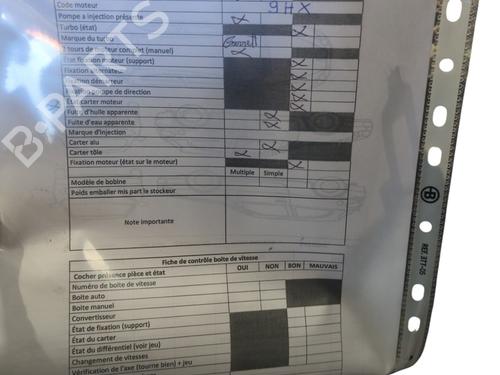 Engine PEUGEOT PARTNER MPV (5_, G_) 1.6 HDi 90 | BP31064605M1 