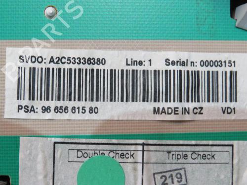 Used Instrument cluster Instrument cluster PEUGEOT 207 Hatchback Van (WA_, WC_) 1.4 HDi (68 hp) 25084141 25084141