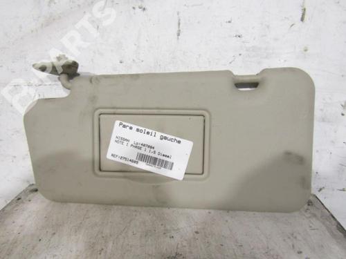 left-sun-visor-nissan-note-e11-ne11-15-dci-964019u100-2005-2006-2007-2008-2009-2010-2011-2012-2013-10593867 main image