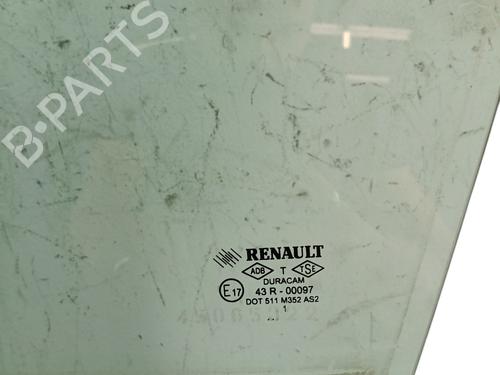 Front left door window RENAULT CLIO III (BR0/1, CR0/1) 1.2 16V Hi-Flex (BR1U, CR1U) 8200427619