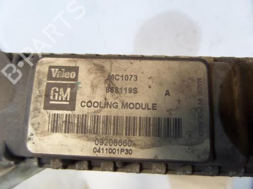 Used Water radiator Water radiator OPEL AGILA A (H00) 1.2 16V (F68) (75 hp) 25070486 25070486