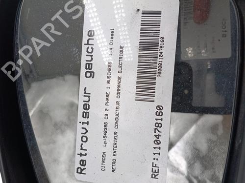 Used Left mirror CITROËN C3 II (SC_) 1.4 HDi 70 (SC8HZC, SC8HR0, SC8HP4) (68 hp) 28195187