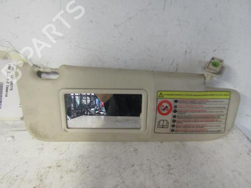 Used Right sun visor FIAT 500 (312_) 1.2 (312AXA1A) (69 hp) 25111854