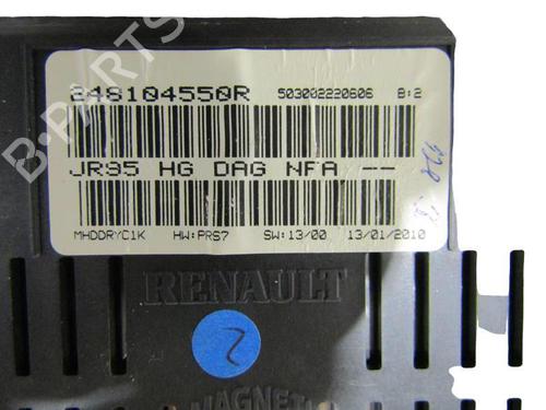 Instrument cluster RENAULT SCÉNIC III (JZ0/1_) 1.5 dCi | BP25084278C47 