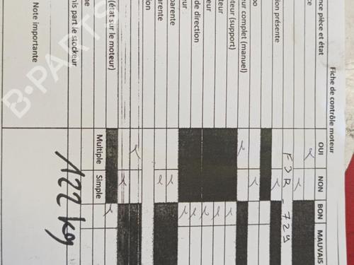 Used Engine Engine RENAULT LAGUNA I (B56_, 556_) [1993-2002] 25077130 25077130