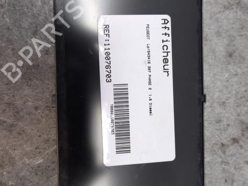 Multifunctionele display PEUGEOT 307 (3A/C) 1.6 HDi (90 hp) 28128181