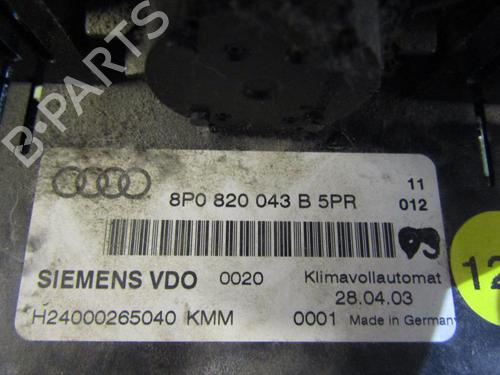 Climate control AUDI A3 (8P1)  | BP25105778I5 